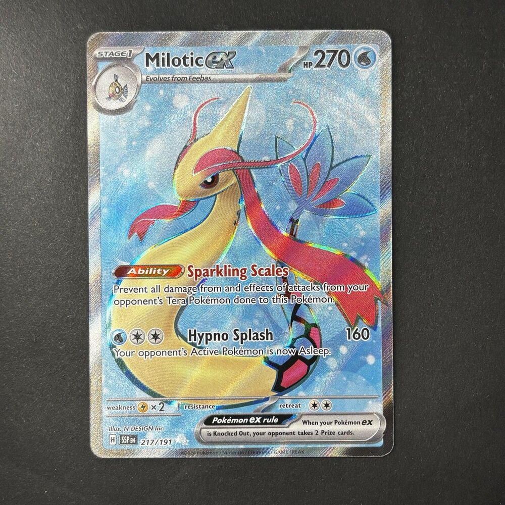 Milotic ex 217/191 Holo Surging Sparks Pokemon NM